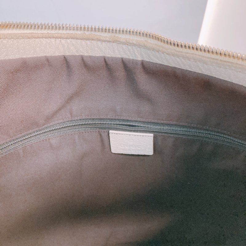 MS0643 Gucci 古馳 經典老花紋 腋下包 帆布 牛皮 象牙色 金扣 GG Supreme Princy Hobo Large Canvas Ivory x GHW-16