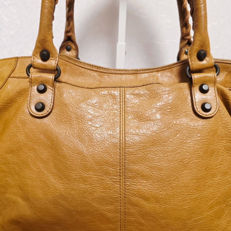 母親節大特價  Balenciaga 巴黎世家 招財 大地色 機車包(Part Time款)-10