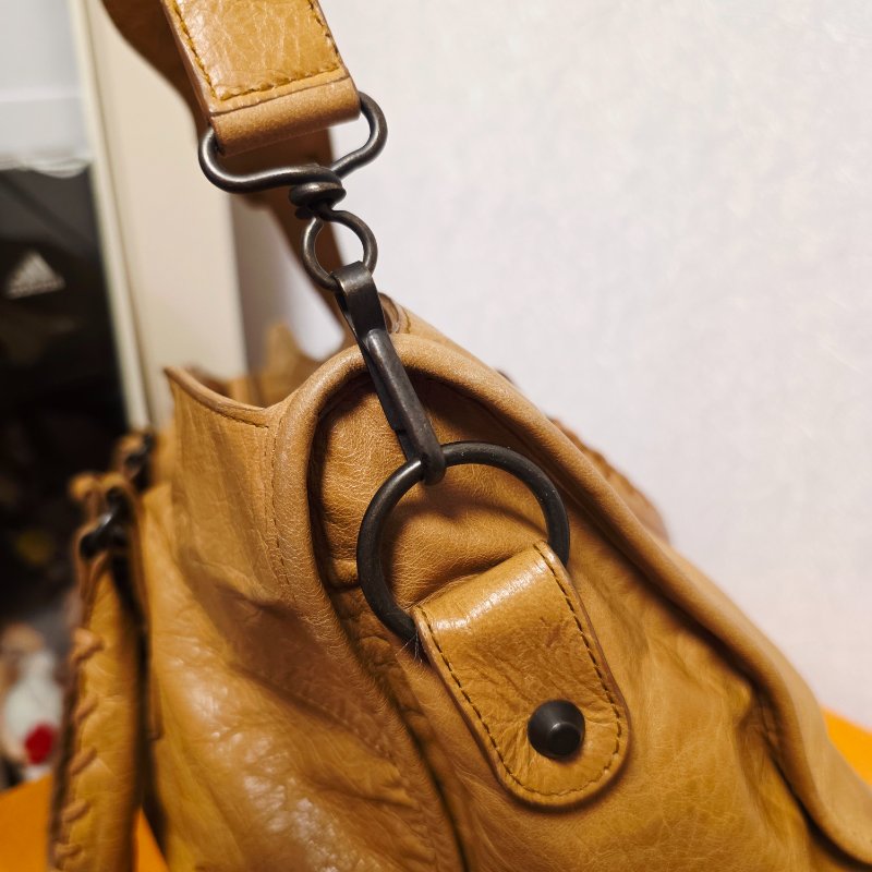 母親節大特價  Balenciaga 巴黎世家 招財 大地色 機車包(Part Time款)-16