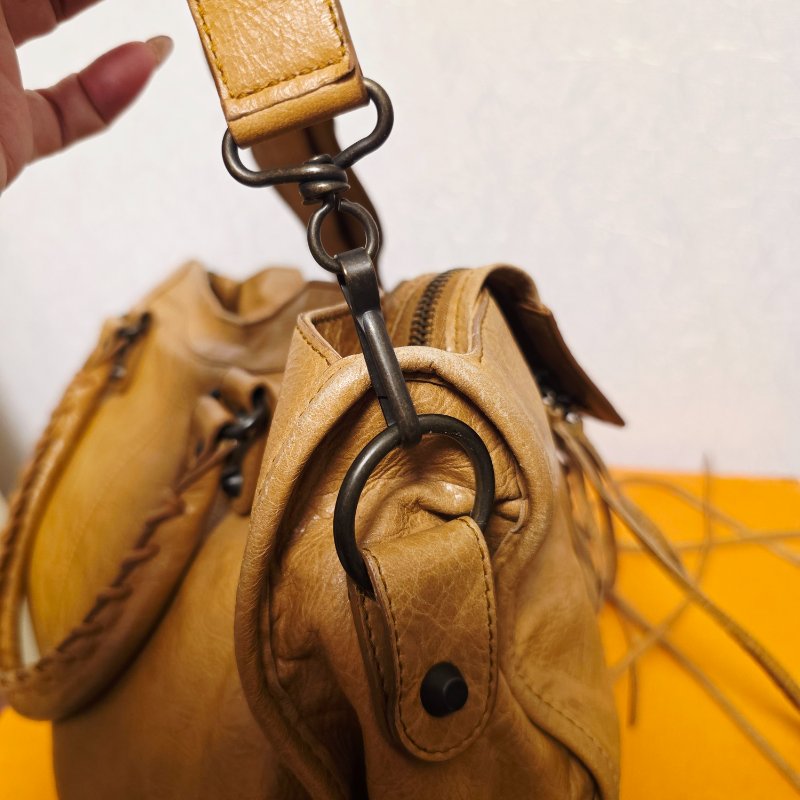 母親節大特價  Balenciaga 巴黎世家 招財 大地色 機車包(Part Time款)-17