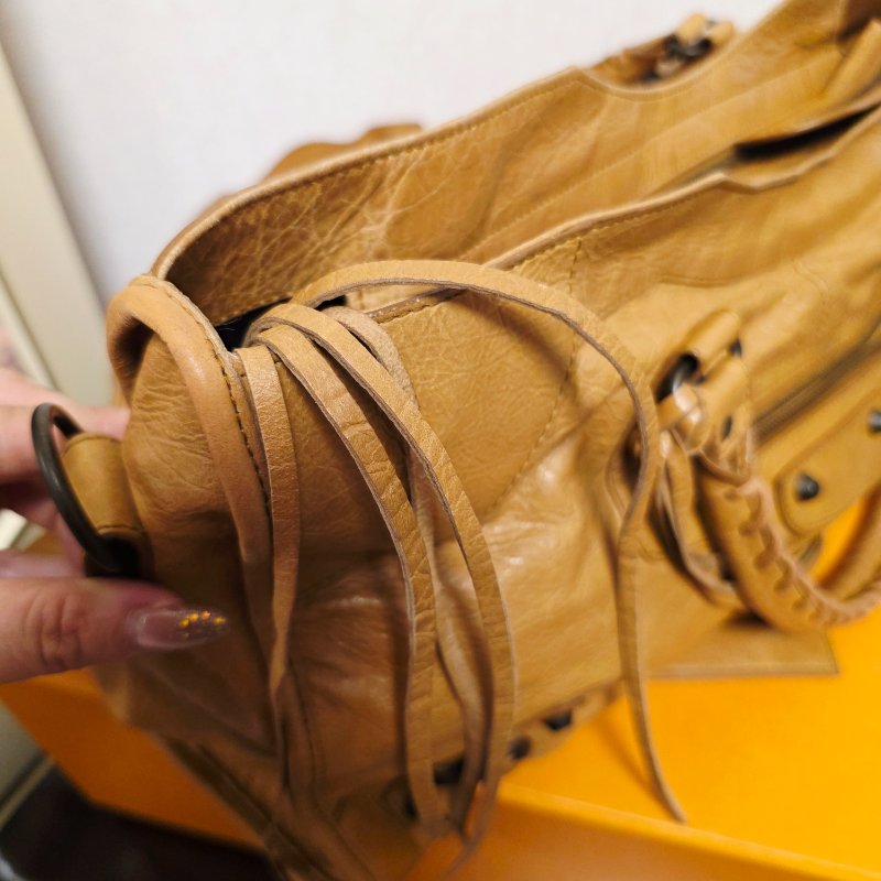 母親節大特價  Balenciaga 巴黎世家 招財 大地色 機車包(Part Time款)-25