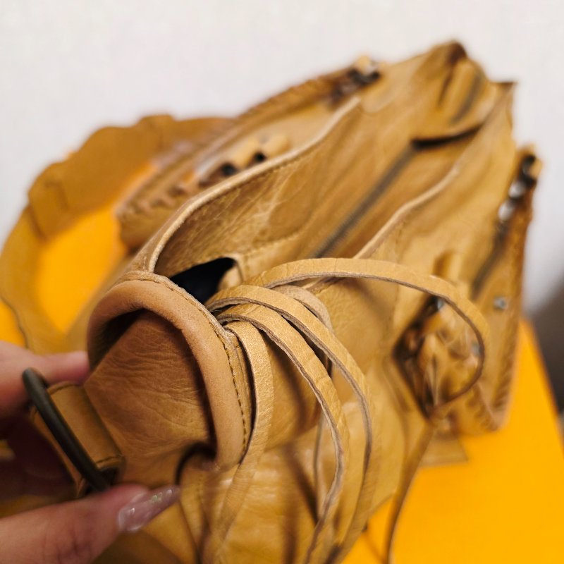 母親節大特價  Balenciaga 巴黎世家 招財 大地色 機車包(Part Time款)-30