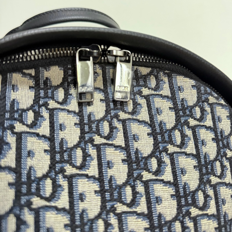 【近全新全套齊全】Dior Rider Oblique 老花後背包 (新款 CD 鋁扣版) 附法國專櫃正本購證-2