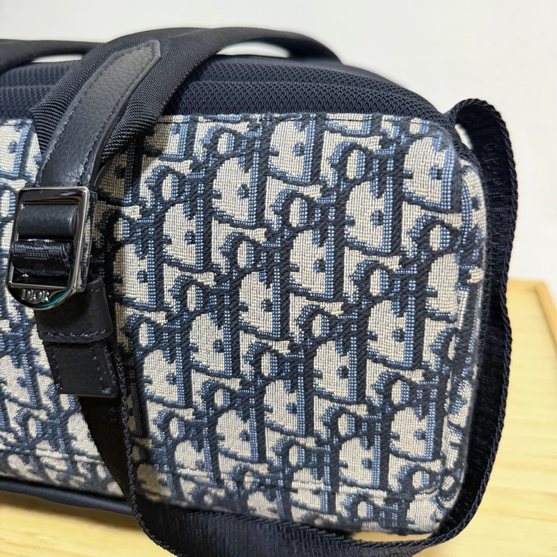 【近全新全套齊全】Dior Rider Oblique 老花後背包 (新款 CD 鋁扣版) 附法國專櫃正本購證-4