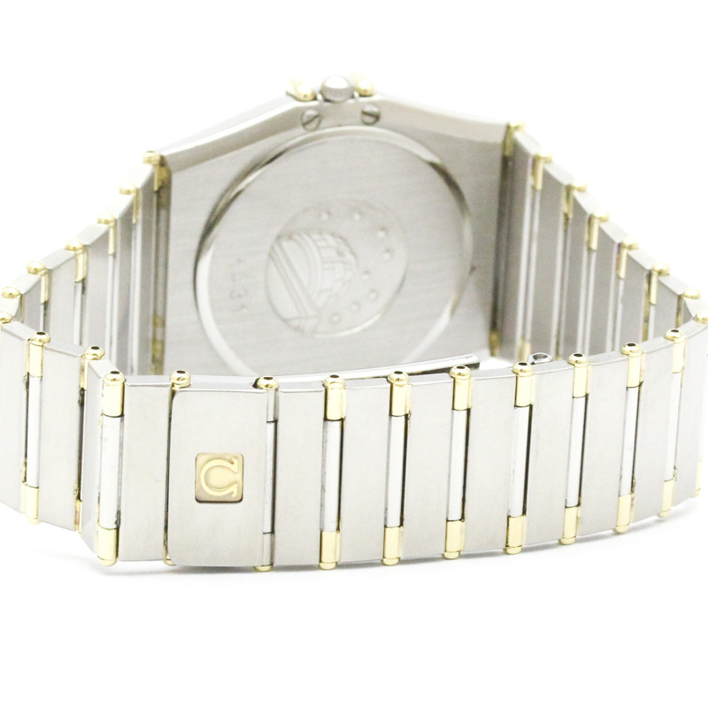 歐米茄星座系列18K金精鋼石英男士腕錶 398.0866 拋光-4