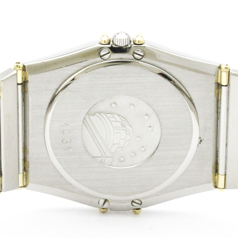 歐米茄星座系列18K金精鋼石英男士腕錶 398.0866 拋光-5