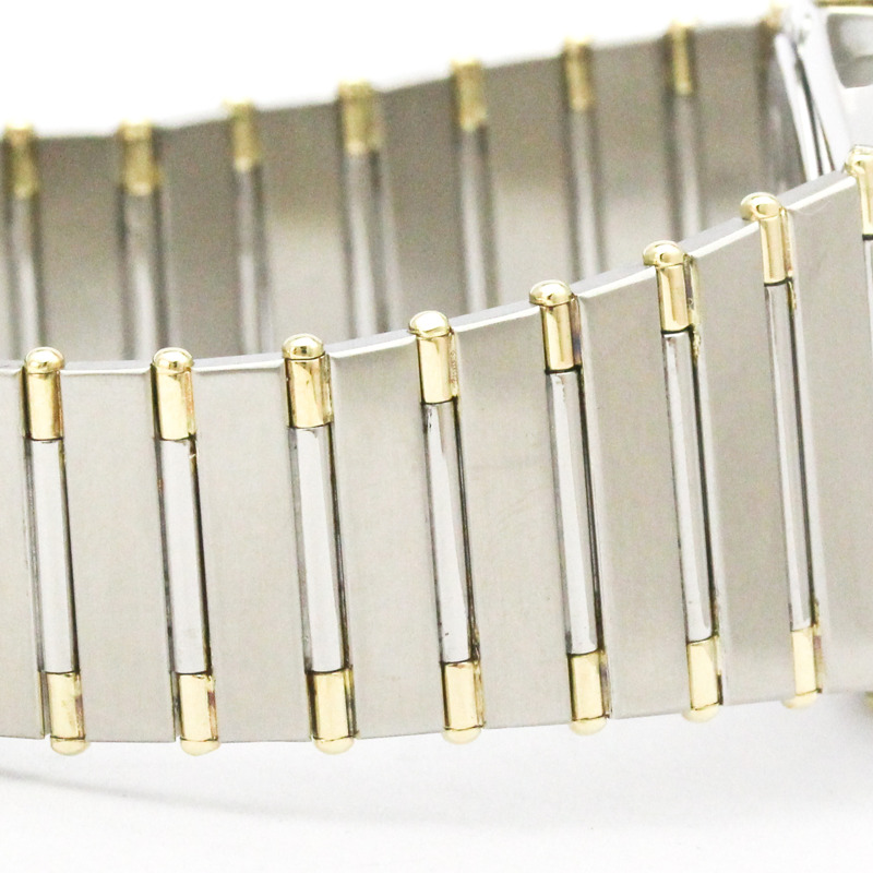 歐米茄星座系列18K金精鋼石英男士腕錶 398.0866 拋光-6