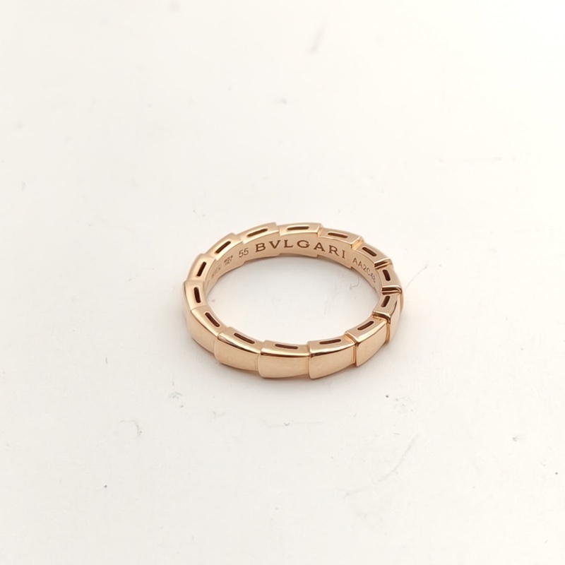 BVLGARI SERPENTIVIPER18k金戒指18K玫瑰金55-1