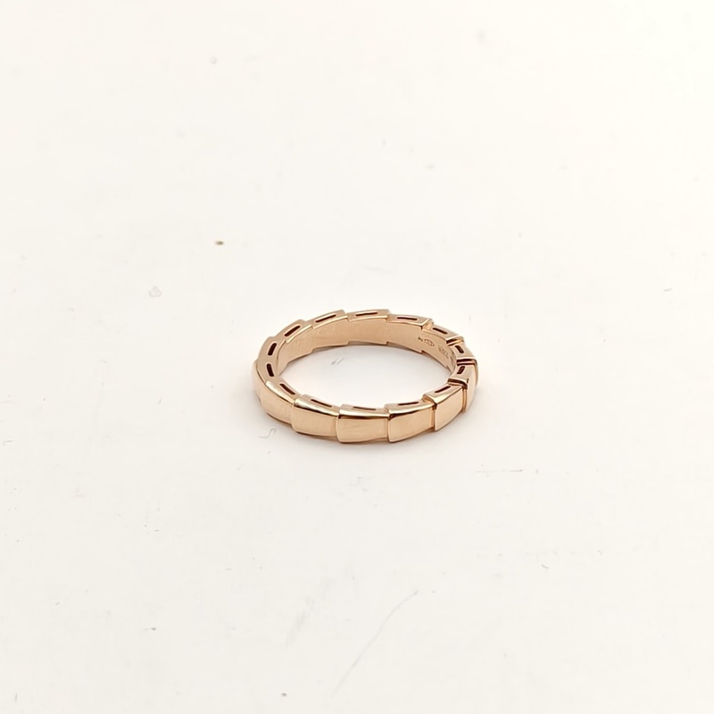 BVLGARI SERPENTIVIPER18k金戒指18K玫瑰金55-2