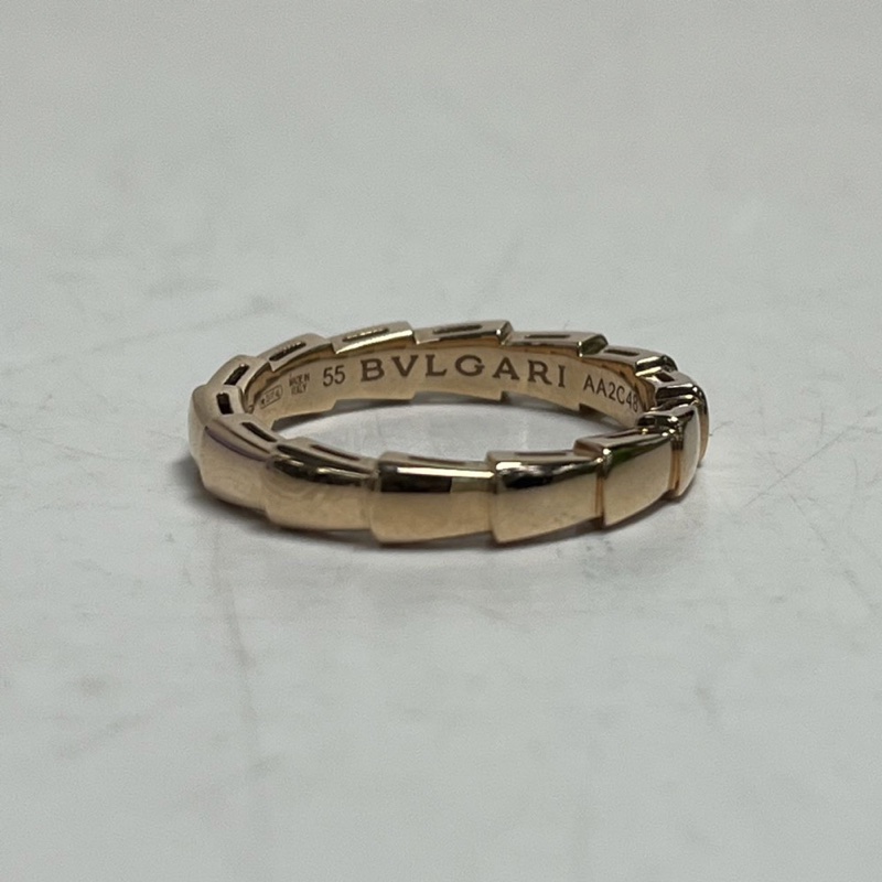 BVLGARI SERPENTIVIPER18k金戒指18K玫瑰金55-4