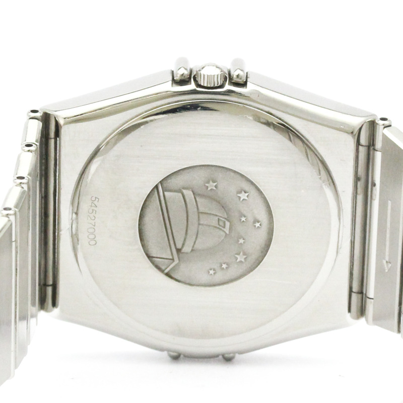 歐米茄星座系列不鏽鋼石英男士腕錶 396.1070 拋光款-5