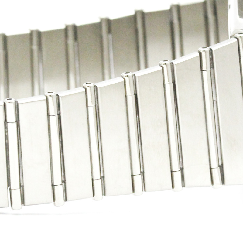 歐米茄星座系列不鏽鋼石英男士腕錶 396.1070 拋光款-6