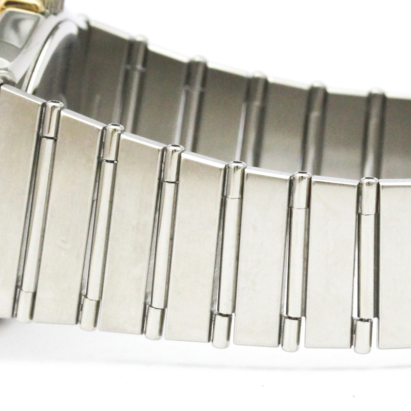 歐米茄星座系列18K金精鋼石英男士腕錶396.1080拋光款-2