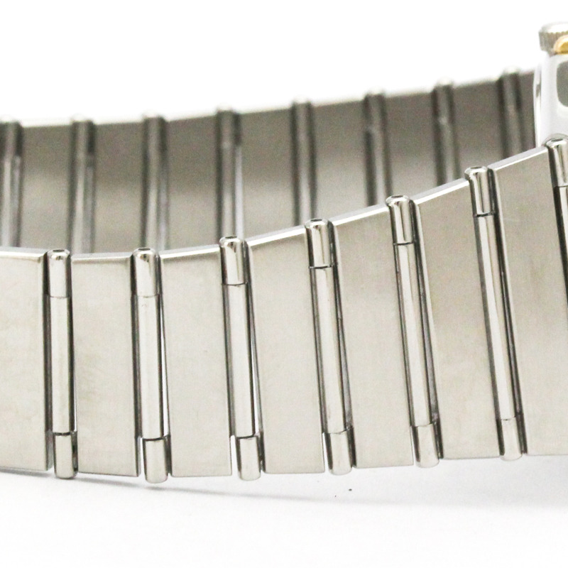 歐米茄星座系列18K金精鋼石英男士腕錶396.1080拋光款-6