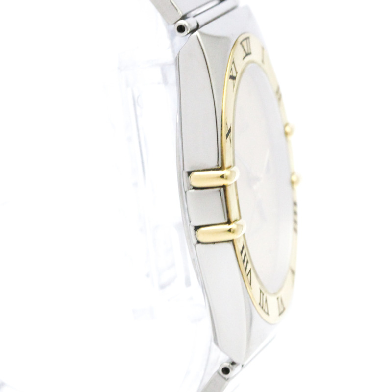 歐米茄星座系列18K金精鋼石英男士腕錶396.1080拋光款-7