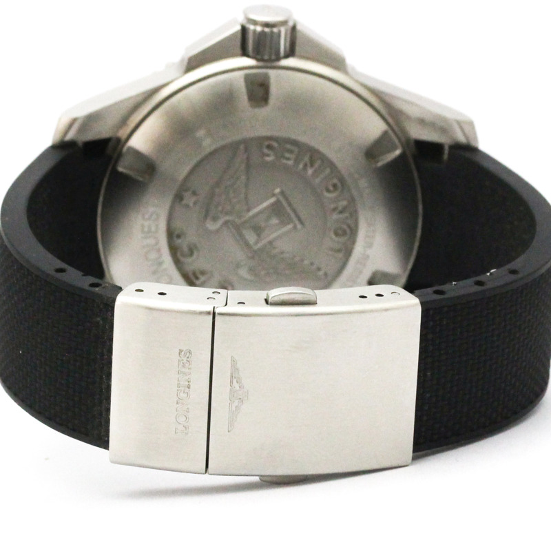 浪琴錶 Hydro Conquest 計時碼錶精鋼自動男士腕錶 L3.782.4-4