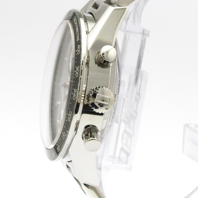 TAG HEUER 豪雅卡萊拉系列計時碼錶精鋼自動腕錶 CV2011 拋光款-3