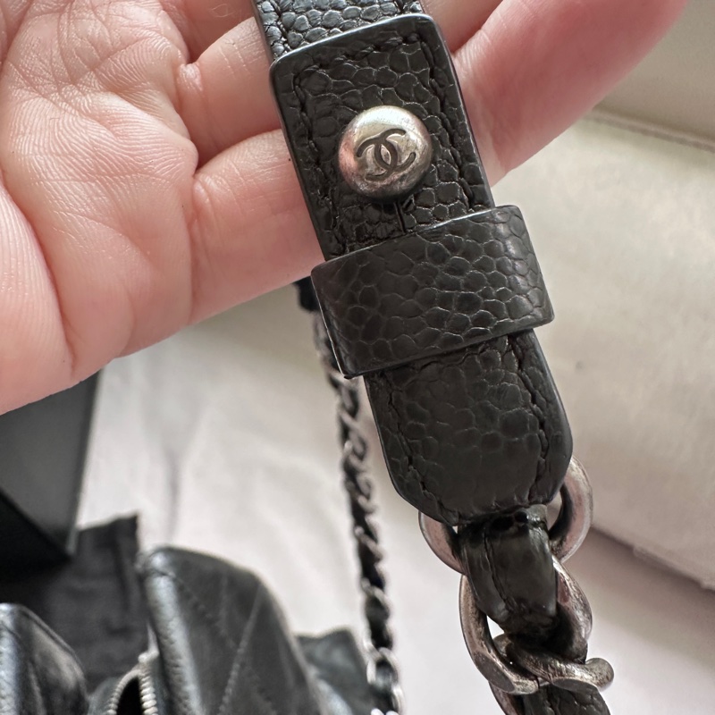 Chanel On The Road 黑色大托特包|防刮洗水小牛皮 (附保卡、塵袋、盒子,加送新包)-18