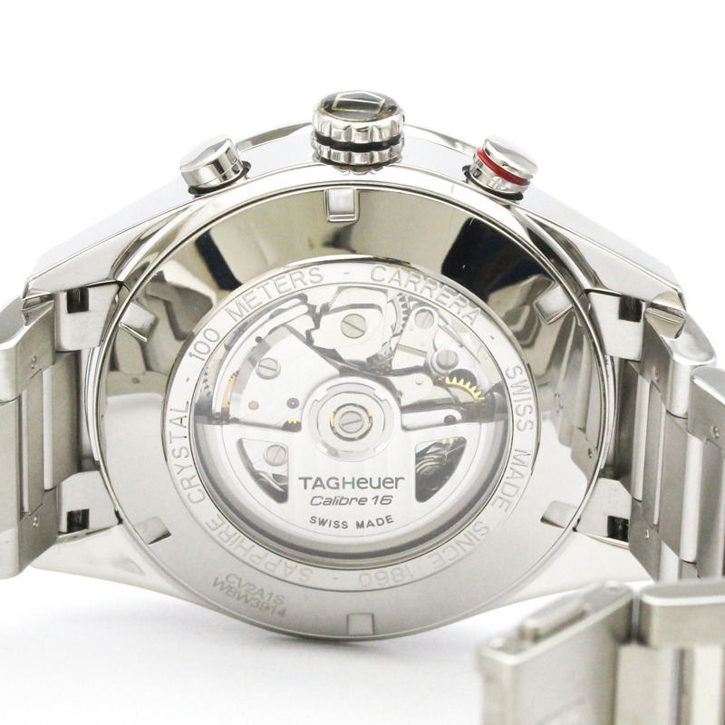 TAG HEUER 豪雅卡萊拉 Calibre 16 計時碼錶 日期星期顯示腕錶 CV2A1S 拋光款-5