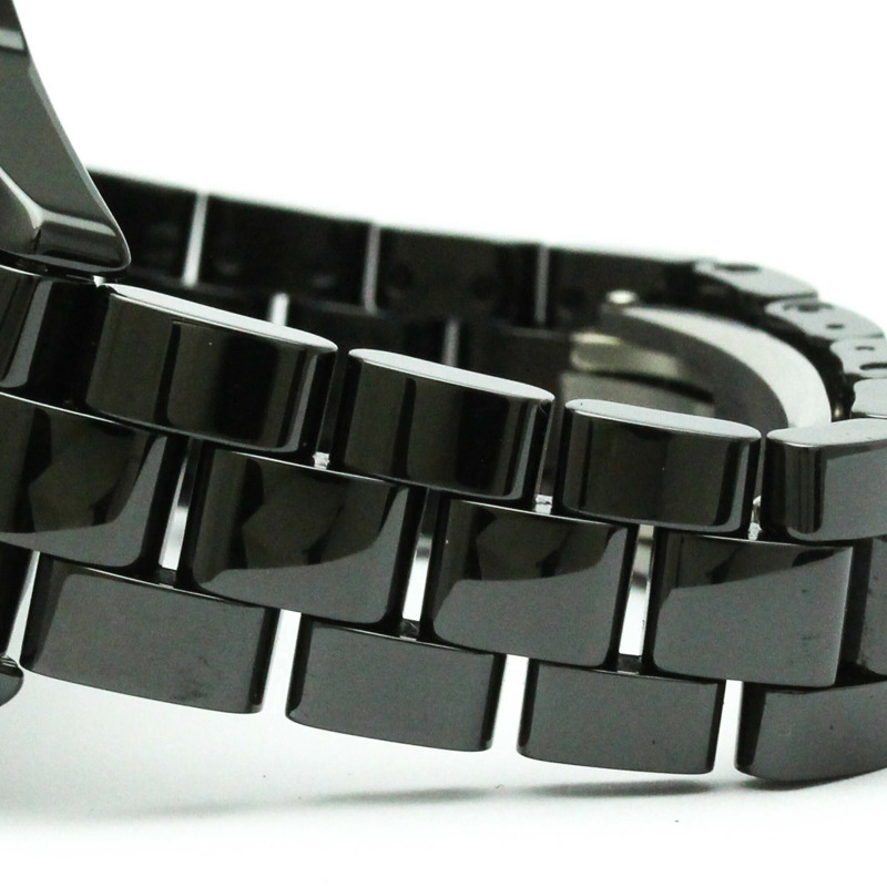 香奈兒 J12 濃黑陶瓷石英女士腕錶 H3828 拋光-2