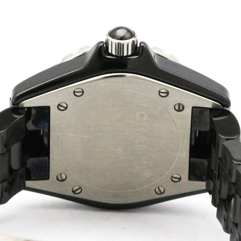 香奈兒 J12 濃黑陶瓷石英女士腕錶 H3828 拋光-5