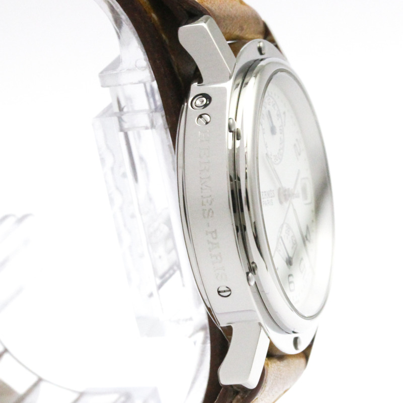 愛馬仕 Clipper 動力儲存雙圈男士腕錶 CL5.710 拋光款-8