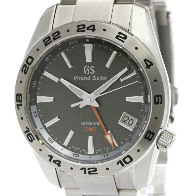 精工 GRAND SEIKO 運動系列機械 GMT 腕錶 SBGM247(9S66-00J0) 全新-0