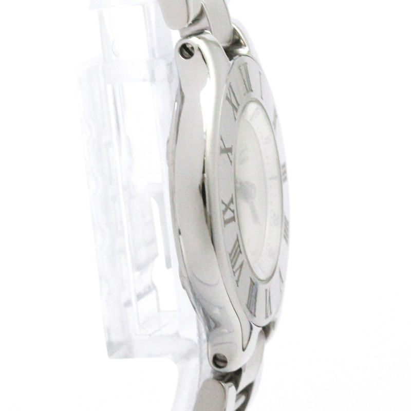 卡地亞 Must 21 不鏽鋼石英女士腕錶 W10109T2 拋光-7