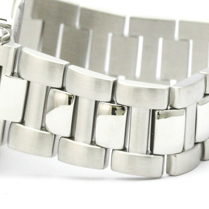 卡地亞 Pasha 38 格紋精鋼自動男士腕錶 W31040H3 拋光-2