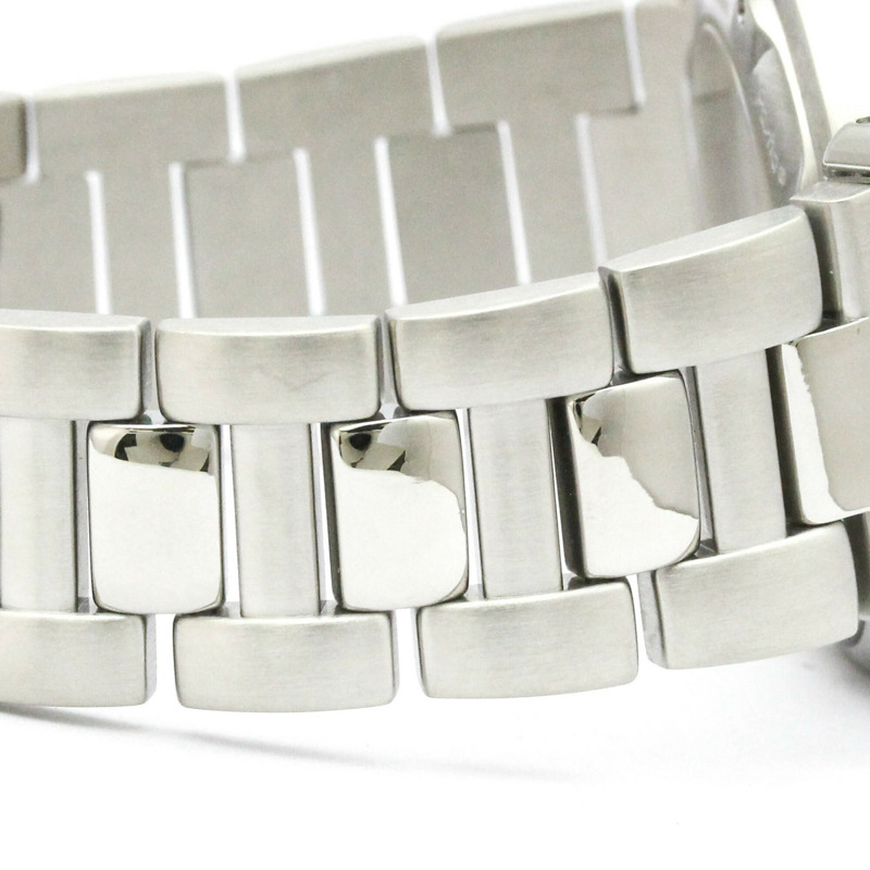 卡地亞 Pasha 38 格紋精鋼自動男士腕錶 W31040H3 拋光-6