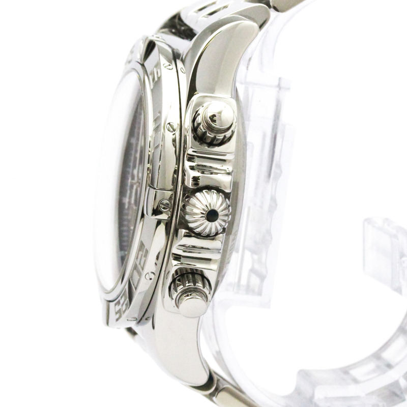 百年靈 Chronomat 44 日本有限公司 珍珠母貝精鋼男士腕錶 AB0111 拋光-3