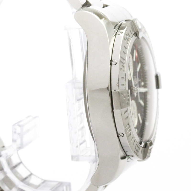 百年靈超級復仇者II計時碼錶精鋼男士腕錶A13371拋光款-7