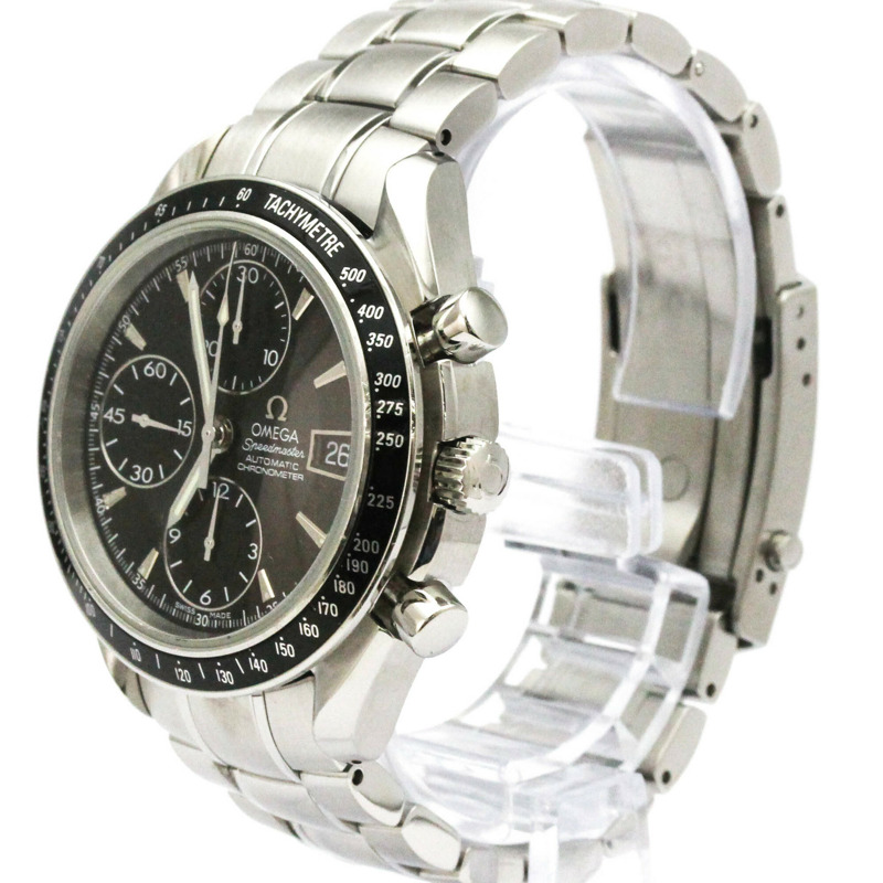 歐米茄超霸系列日期顯示精鋼自動男士腕錶 3210.50 拋光款-1