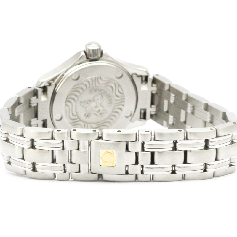 歐米茄海馬系列120公尺精鋼石英女錶 2581.81 拋光款-4