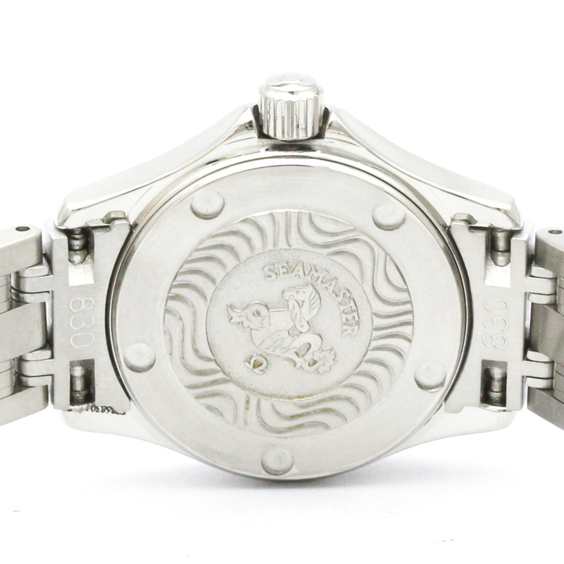 歐米茄海馬系列120公尺精鋼石英女錶 2581.81 拋光款-5