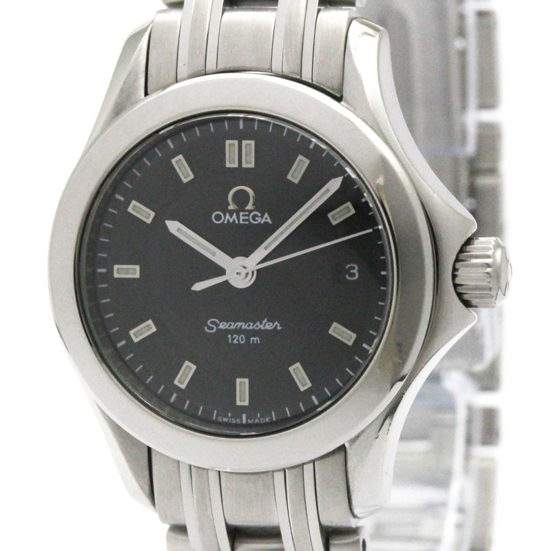 歐米茄海馬系列120公尺精鋼石英女錶 2581.52 拋光款-0