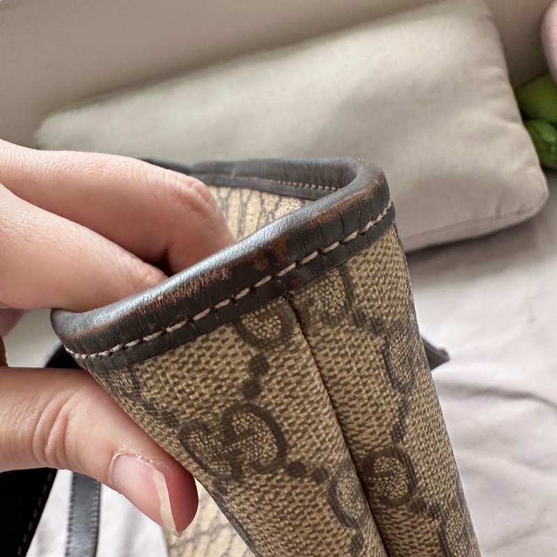 【福利包】Gucci 經典 GG Supreme 托特包|只要 $4,500,隨便背都不心疼!(加送新包)-14
