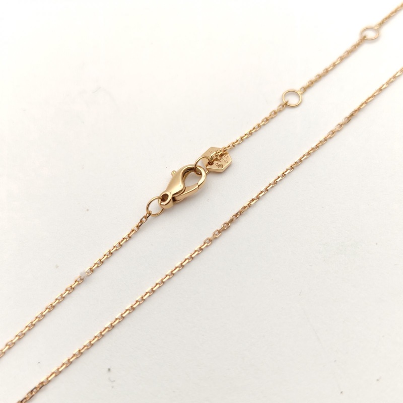 CHAUMET 18K玫瑰金BeeMyLove愛·巢蜂巢無鑽項鏈-2