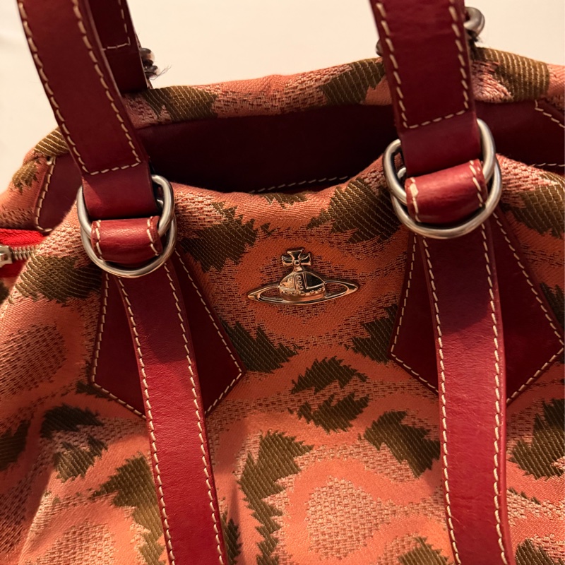 Vivienne Westwood Yasmine年代vintage土星大款保齡球包 梯形包「叛逆搖滾的NANA風格」-24