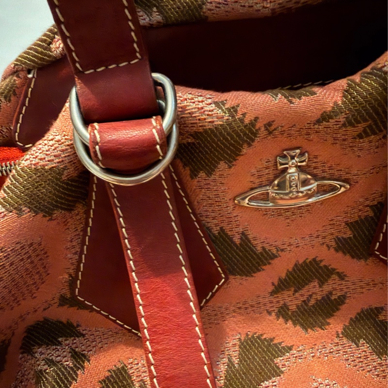 Vivienne Westwood Yasmine年代vintage土星大款保齡球包 梯形包「叛逆搖滾的NANA風格」-25