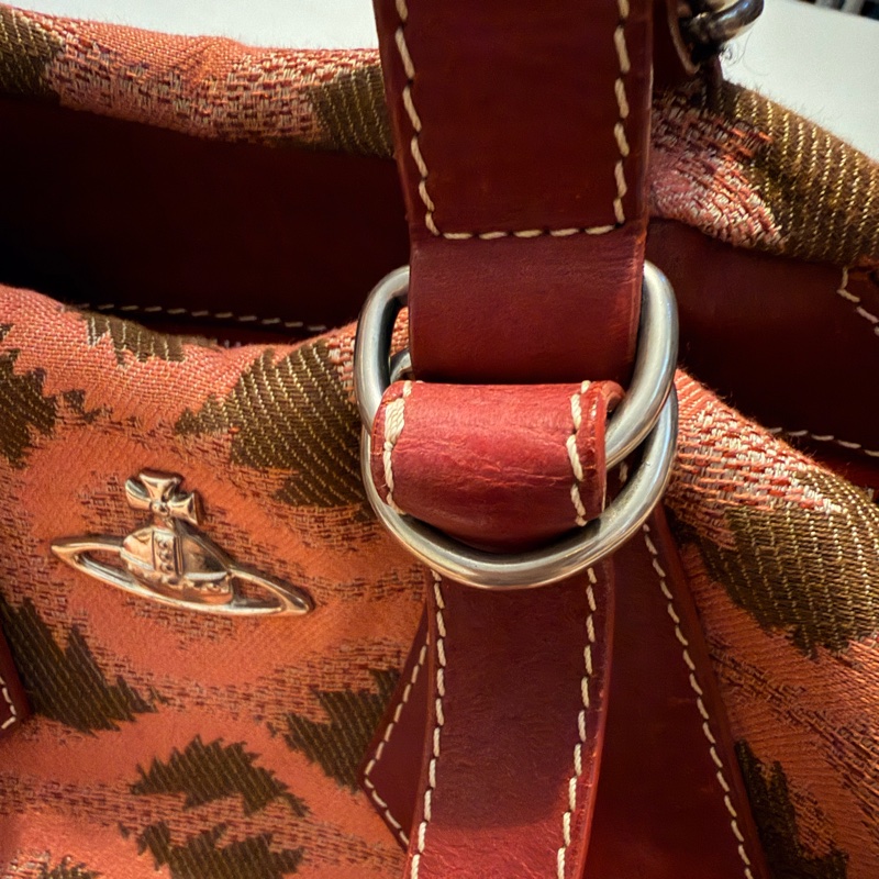 Vivienne Westwood Yasmine年代vintage土星大款保齡球包 梯形包「叛逆搖滾的NANA風格」-26