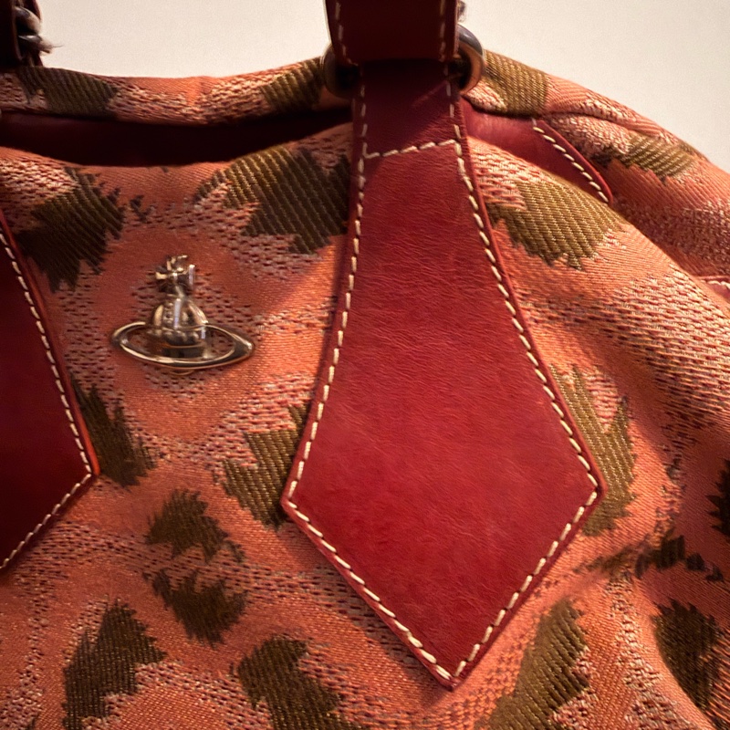 Vivienne Westwood Yasmine年代vintage土星大款保齡球包 梯形包「叛逆搖滾的NANA風格」-48