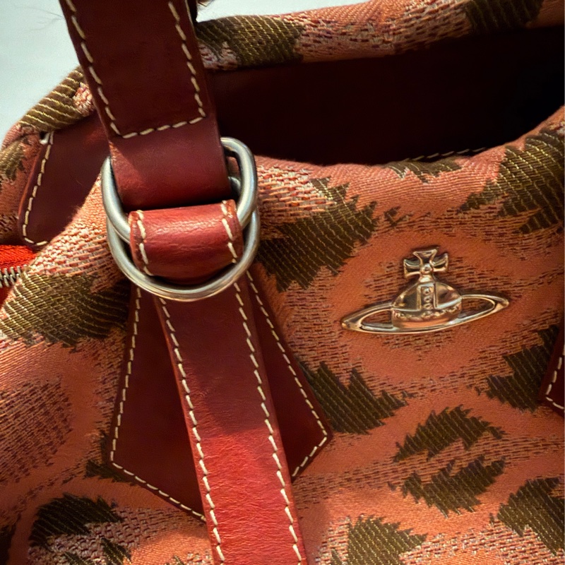 Vivienne Westwood Yasmine年代vintage土星大款保齡球包 梯形包「叛逆搖滾的NANA風格」-50