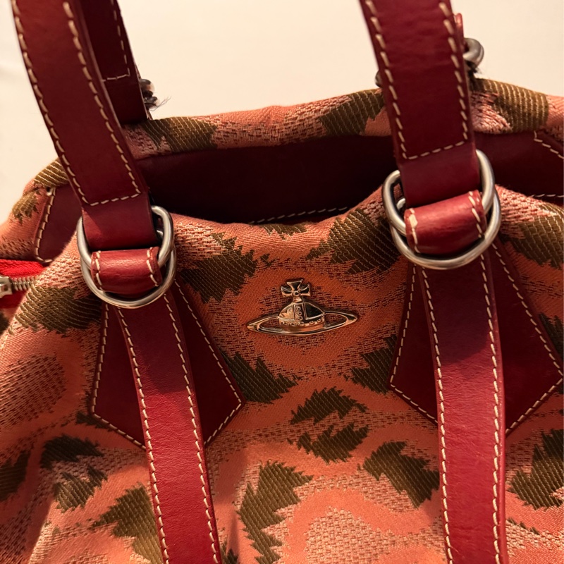 Vivienne Westwood Yasmine年代vintage土星大款保齡球包 梯形包「叛逆搖滾的NANA風格」-51