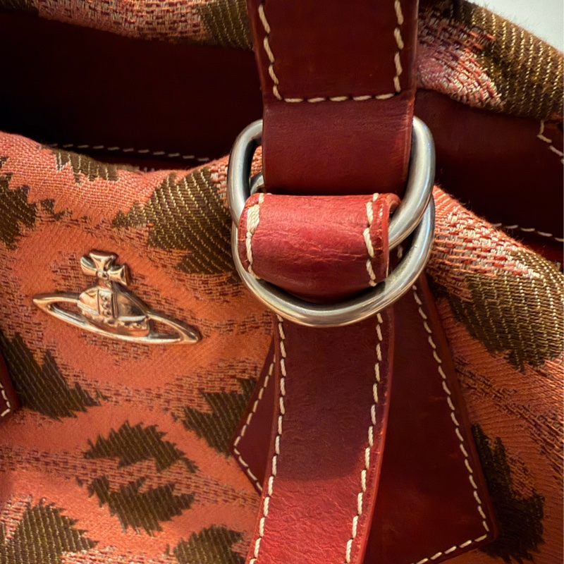 Vivienne Westwood Yasmine年代vintage土星大款保齡球包 梯形包「叛逆搖滾的NANA風格」-57