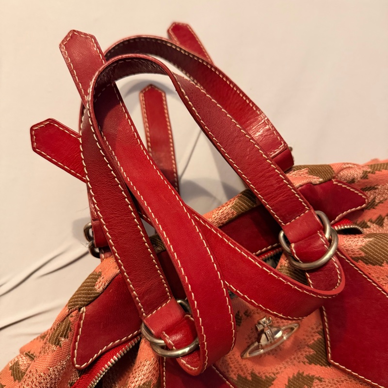 Vivienne Westwood Yasmine年代vintage土星大款保齡球包 梯形包「叛逆搖滾的NANA風格」-30