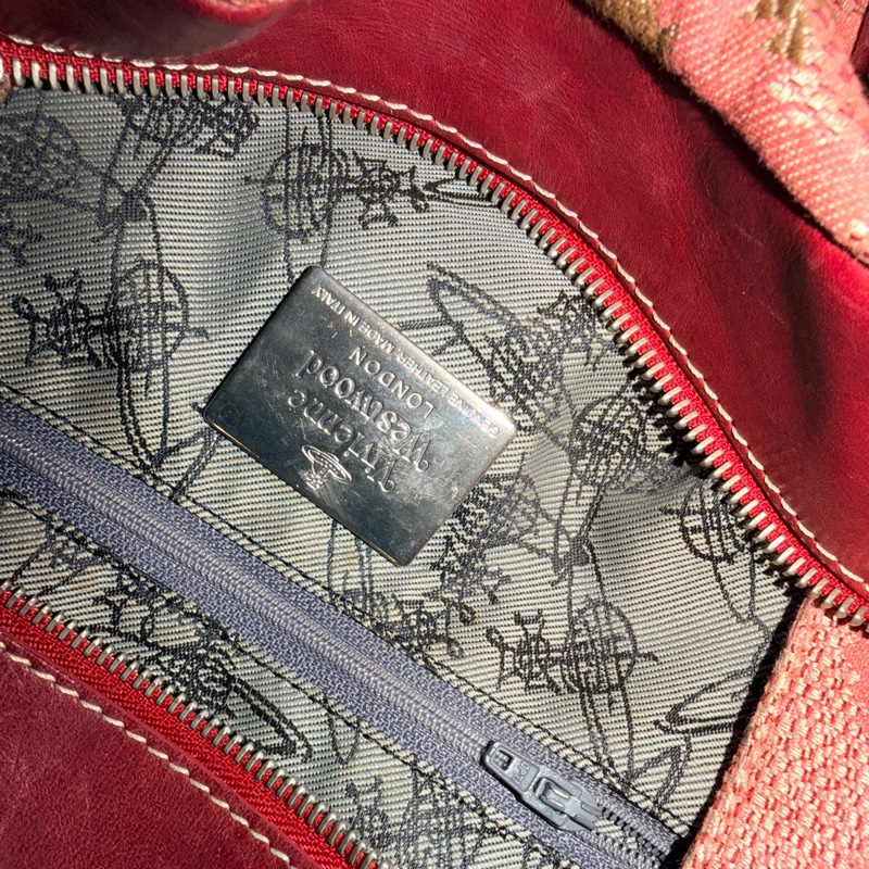 Vivienne Westwood Yasmine年代vintage土星大款保齡球包 梯形包「叛逆搖滾的NANA風格」-53