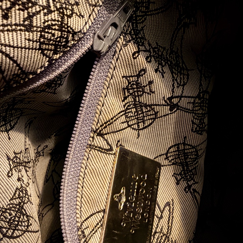 Vivienne Westwood Yasmine年代vintage土星大款保齡球包 梯形包「叛逆搖滾的NANA風格」-31