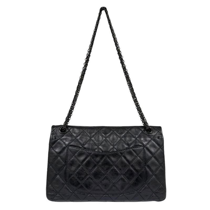 CHANEL 2.55 *極罕全黑* So Black 鏈條包-7