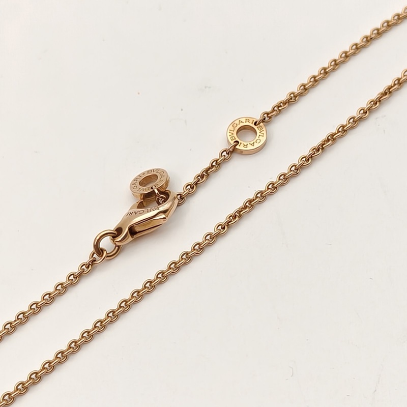 BVLGARI 18k雙環帶鑽18K玫瑰金/鑽石-3